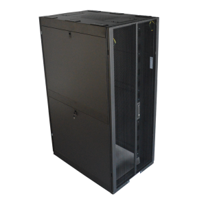 The DC series floor cabinet is intended for 19" equipment installed on two or four mounting rails. Extended (800mm) width model allows easy equipment cable management.